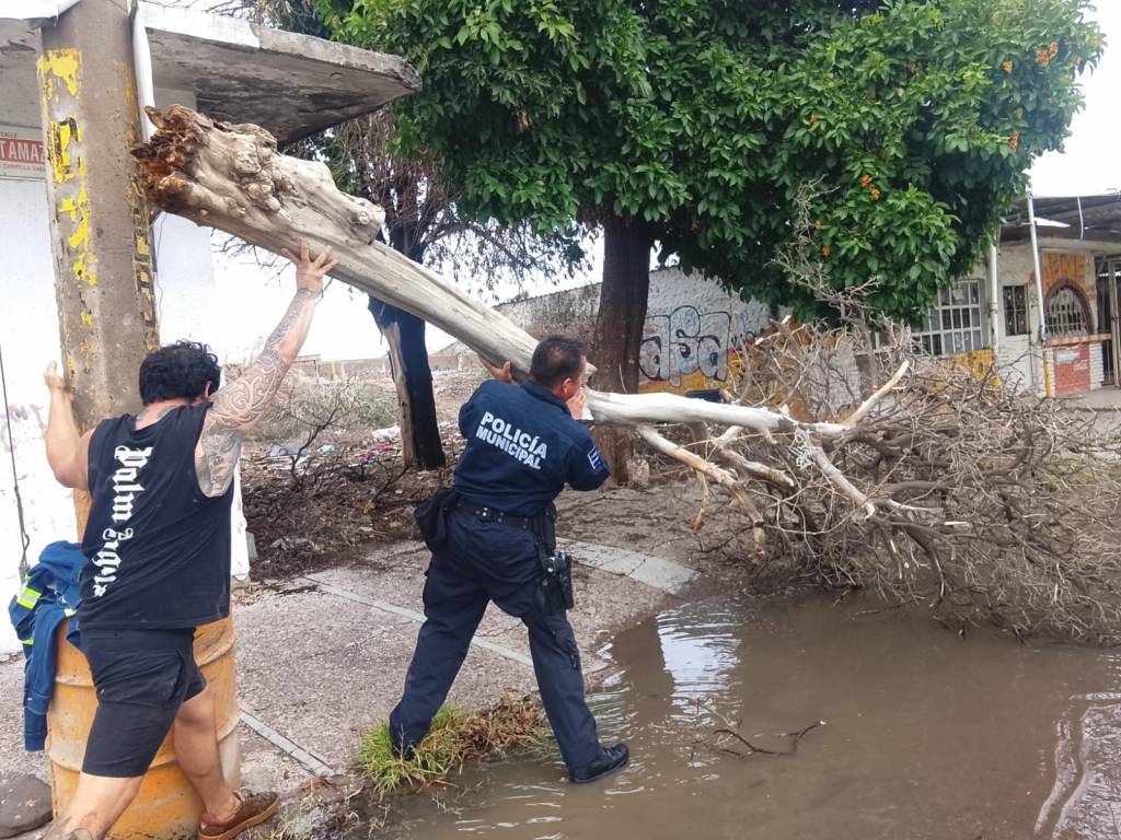Seguridad Pública mantiene apoyo a familias afectadas por las&nbsp;lluvias
