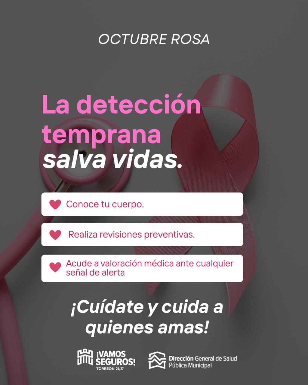 EMITEN RECOMENDACIONES PARA PREVENCIÓN DEL CÁNCER DE MAMA EN MUJERES MENORES DE 40 AÑOS