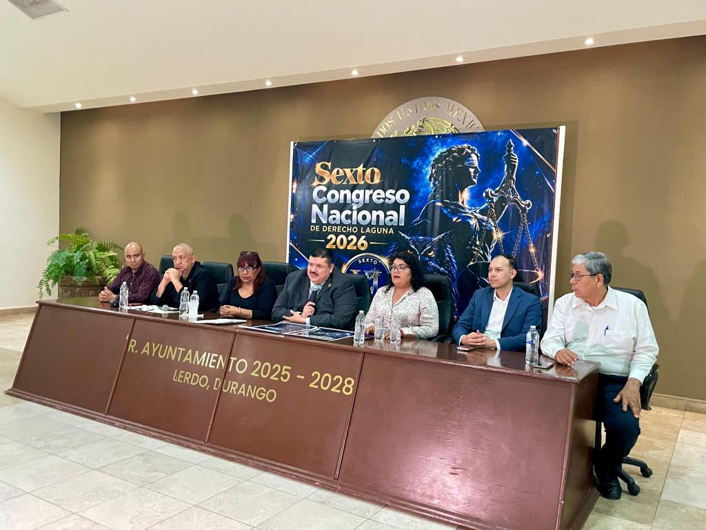 ANUNCIAN OFICIALMENTE EL SEXTO CONGRESO NACIONAL DE DERECHO LAGUNA 2026 EN&nbsp;LERDO