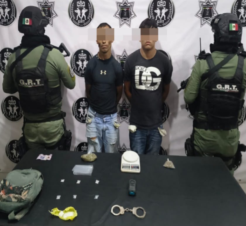 GRUPO DE REACCIÓN TORREÓN DETIENE A DOS HOMBRES CON NARCÓTICOS EN SANTA&nbsp;SOFÍA