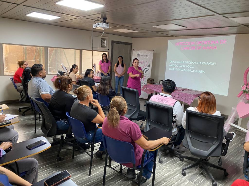 Llevan un ¨Latido Rosa en tu Pecho¨ a mujeres de empresa GEBESA