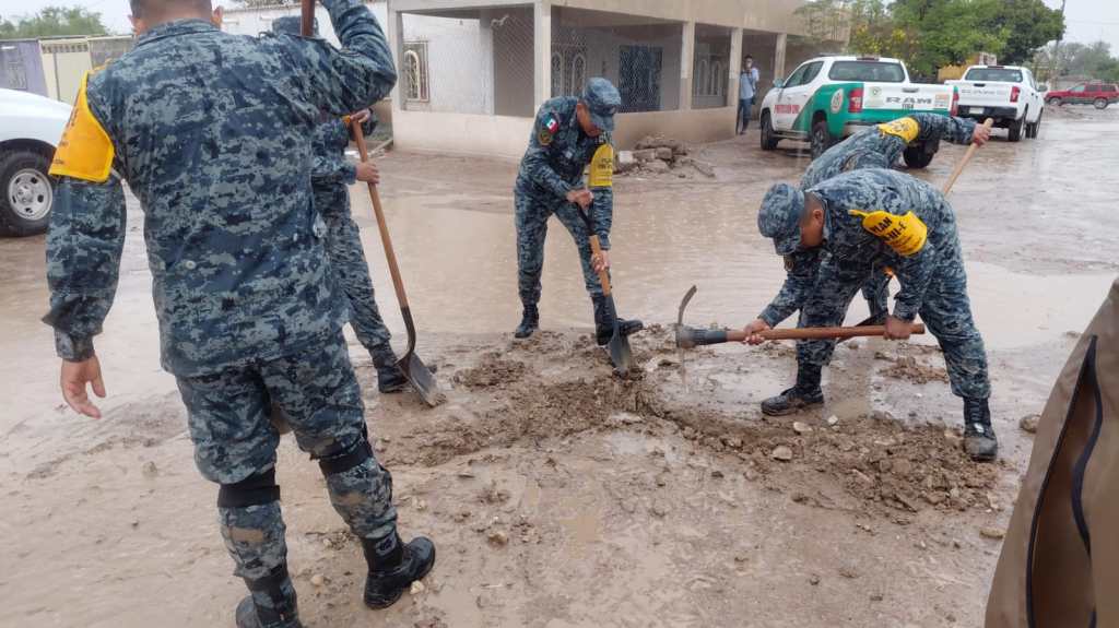 Gobierno de Betzabé activa protocolo de atención emergente ante lluvias; despliega brigadas en zona urbana y rural