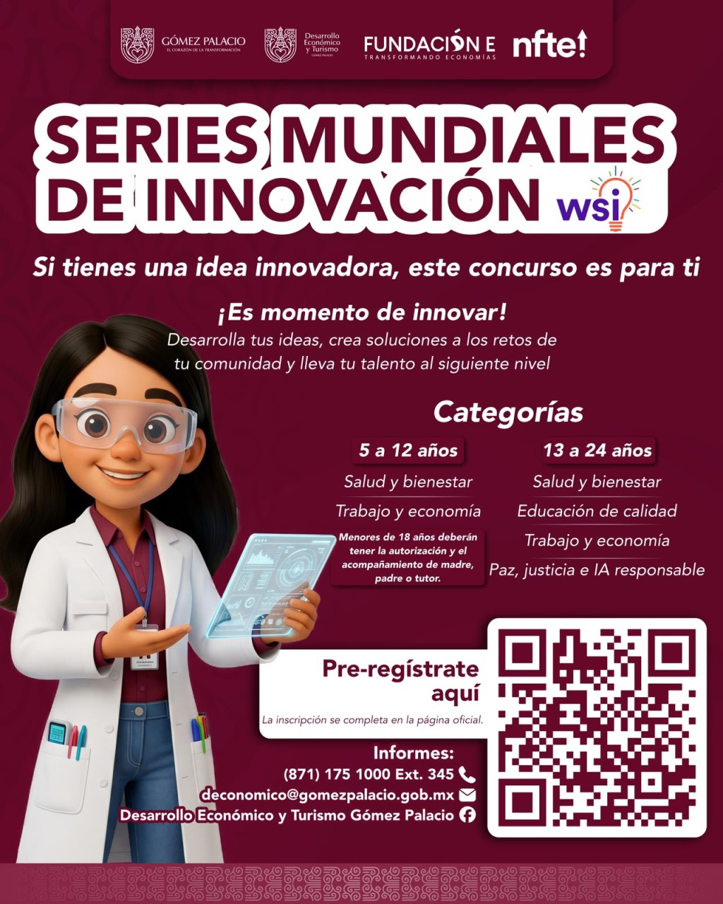 Impulsa Betzabé Martínez el talento juvenil con convocatoria internacional de innovación y emprendimiento