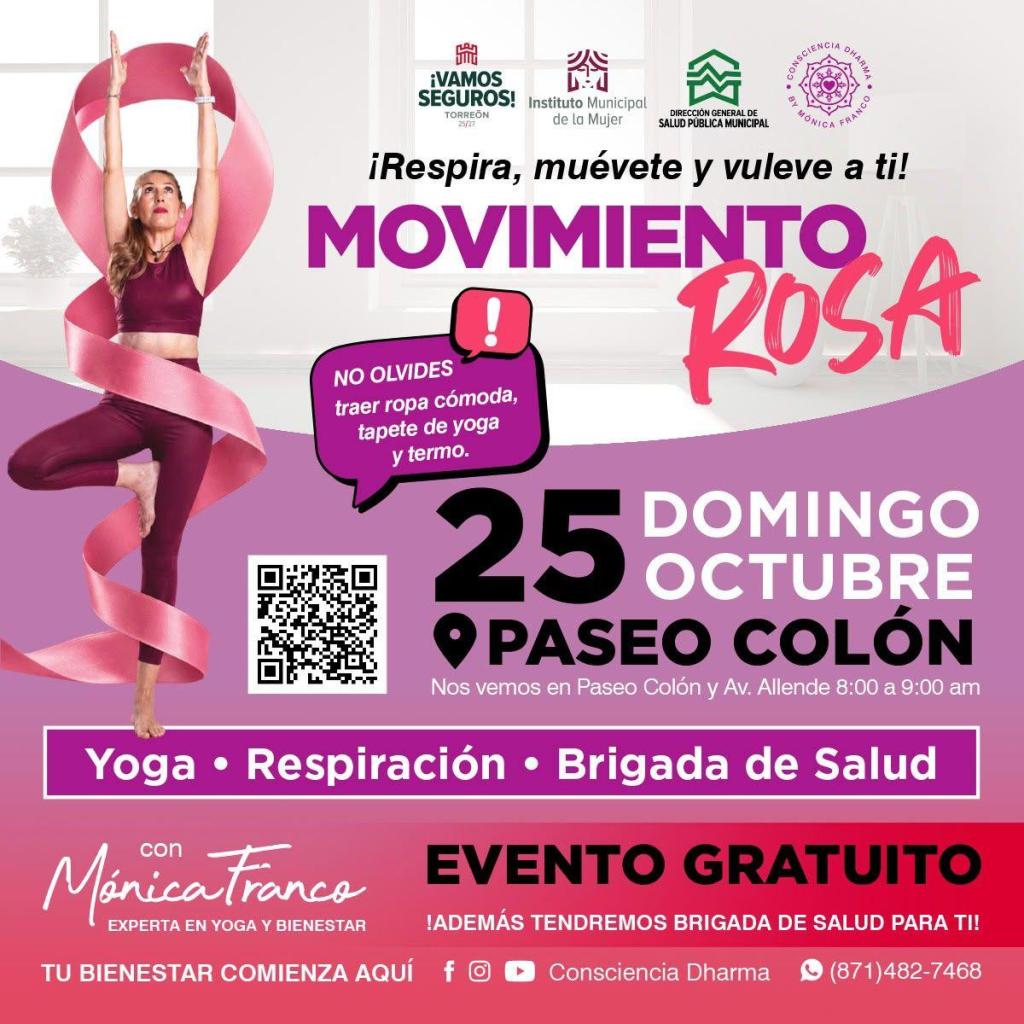 INSTITUTO MUNICIPAL DE LA MUJER IMPULSA MOVIMIENTO&nbsp;ROSA