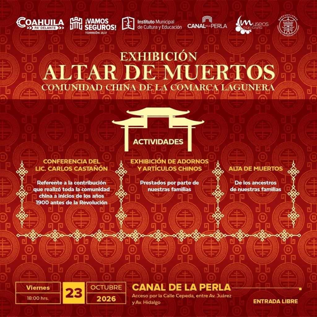 INVITAN A CONOCER EL LEGADO DE LA COMUNIDAD CHINA CON ALTAR DE MUERTOS EN EL CANAL DE LA&nbsp;PERLA