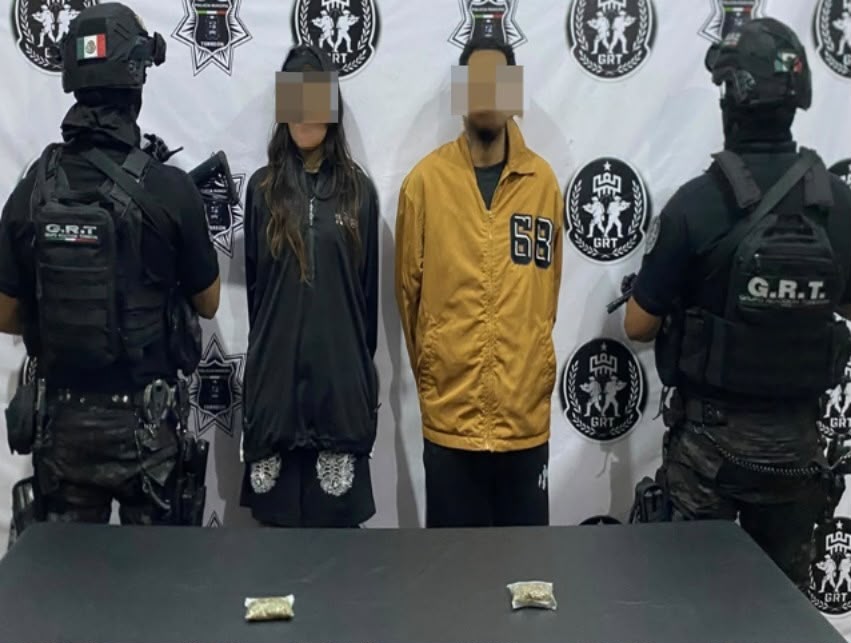 GRUPO DE REACCIÓN TORREÓN DETIENE A DOS PERSONAS CON MARIHUANA EN LA COLONIA&nbsp;ALAMEDAS